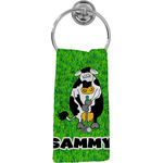 Cow Golfer Hand Towel - Full Print (Personalized)
