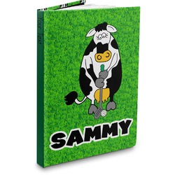Cow Golfer Hardbound Journal (Personalized)