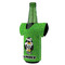 Cow Golfer Jersey Bottle Cooler - ANGLE (on bottle)