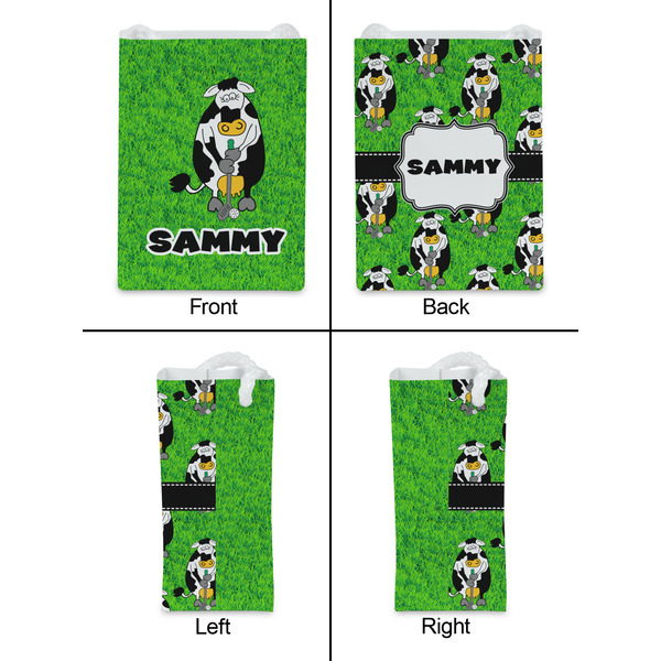 Cow Golfer Jewelry Gift Bag - Matte - Approval