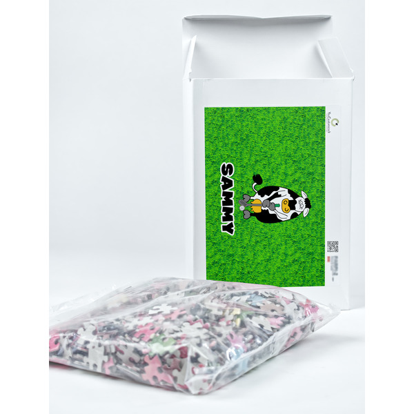 Cow Golfer Jigsaw Puzzle 1014 Piece - Box