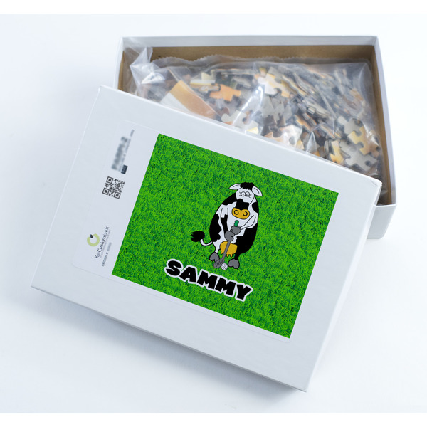 Cow Golfer Jigsaw Puzzle 252 Piece - Box
