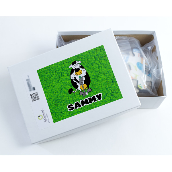 Cow Golfer Jigsaw Puzzle 30 Piece - Box