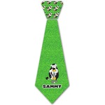 Cow Golfer Iron On Tie (Personalized)