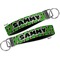 Cow Golfer Key-chain - Metal and Nylon - Front and Back