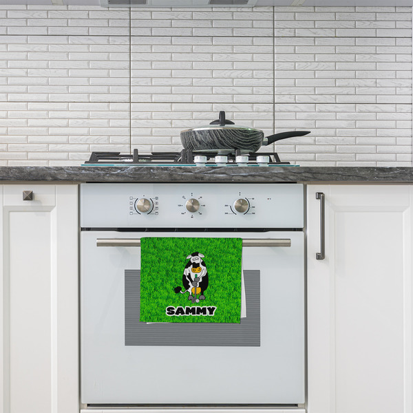 Cow Golfer Kitchen Towel - Poly Cotton - Lifestyle