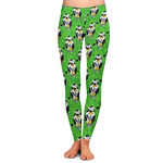 Cow Golfer Ladies Leggings - Extra Small