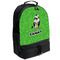 Cow Golfer Large Backpack - Black - Angled View