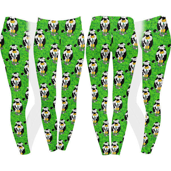 Cow Golfer Leggings Turn Around - Apvl