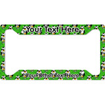 Cow Golfer License Plate Frame - Style A (Personalized)
