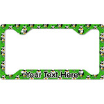 Cow Golfer License Plate Frame - Style C (Personalized)