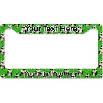 Cow Golfer License Plate Frame - Style B (Personalized)