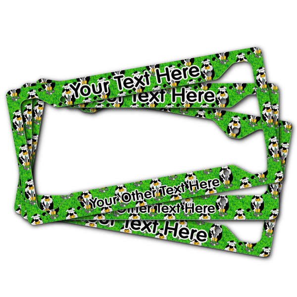 Cow Golfer License Plate Frames - (PARENT MAIN)