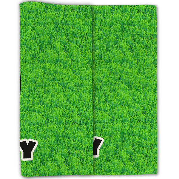 Cow Golfer Linen Placemat - Folded Half (double sided)