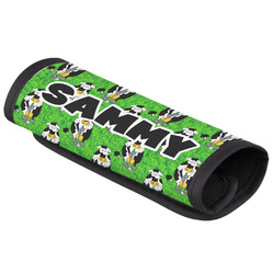 Cow Golfer Luggage Handle Cover (Personalized)