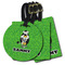 Cow Golfer Luggage Tags - 3 Shapes Availabel