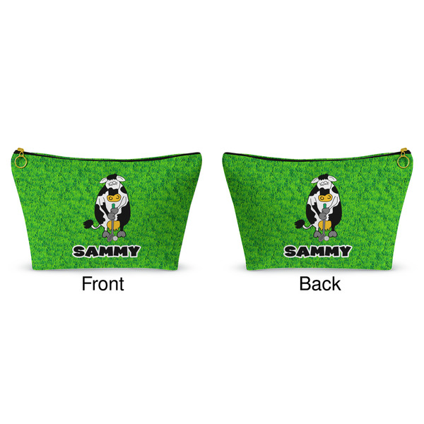 Cow Golfer Makeup Bag (Front and Back)