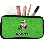 Cow Golfer Makeup / Cosmetic Bag (Personalized)