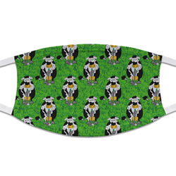 Cow Golfer Cloth Face Mask (T-Shirt Fabric)