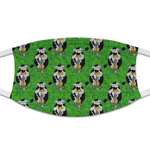 Custom Cow Golfer Cloth Face Mask (T-Shirt Fabric)