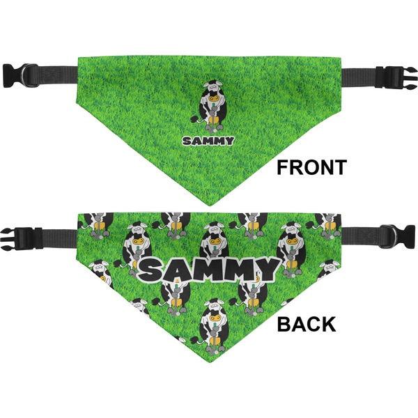 Cow Golfer Medium Dog Bandana Approval