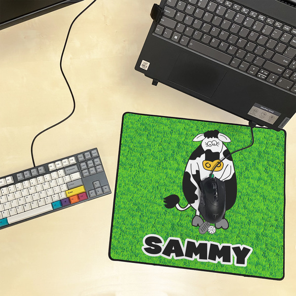 Cow Golfer Medium Gaming Mats - LIFESTYLE