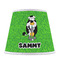 Cow Golfer Poly Film Empire Lampshade - Front View