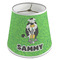 Cow Golfer Poly Film Empire Lampshade - Angle View