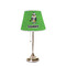 Cow Golfer Poly Film Empire Lampshade - On Stand