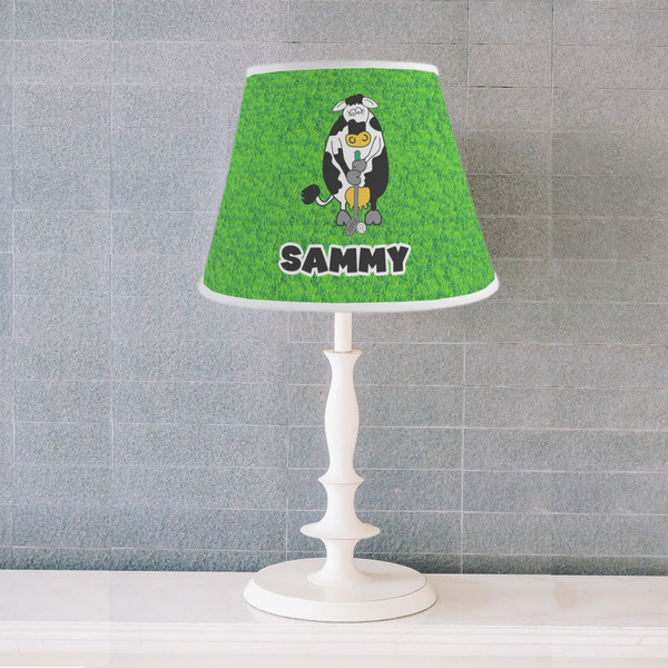 Cow Golfer Poly Film Empire Lampshade - Lifestyle