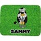 Cow Golfer Memory Foam Bath Mat - 48"x36" (Personalized)