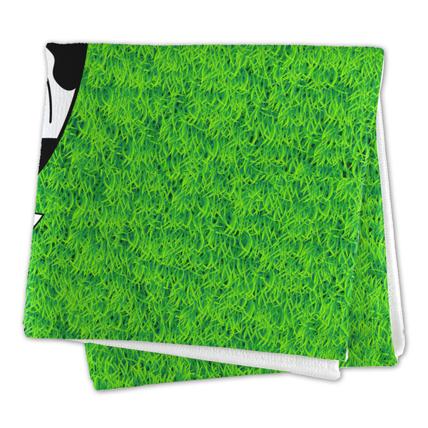 Cow Golfer Microfiber Dish Rag - FOLDED (square)