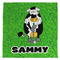 Cow Golfer Microfiber Dish Towel (Personalized)