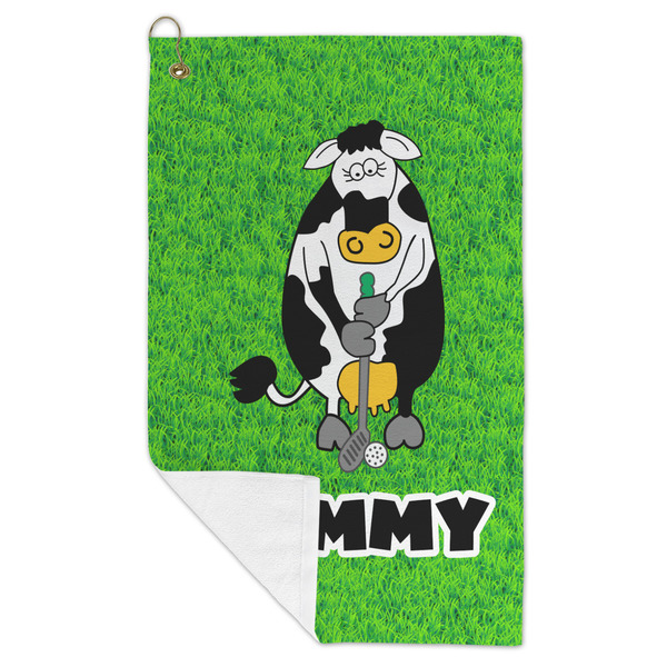 Cow Golfer Microfiber Golf Towels - FOLD