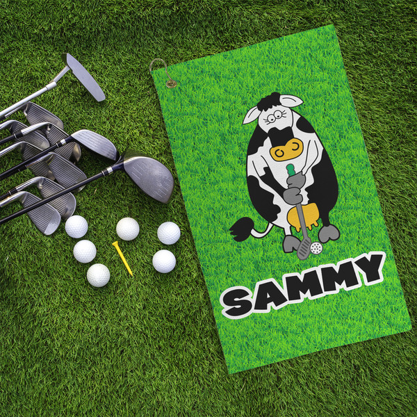 Cow Golfer Microfiber Golf Towels - LIFESTYLE