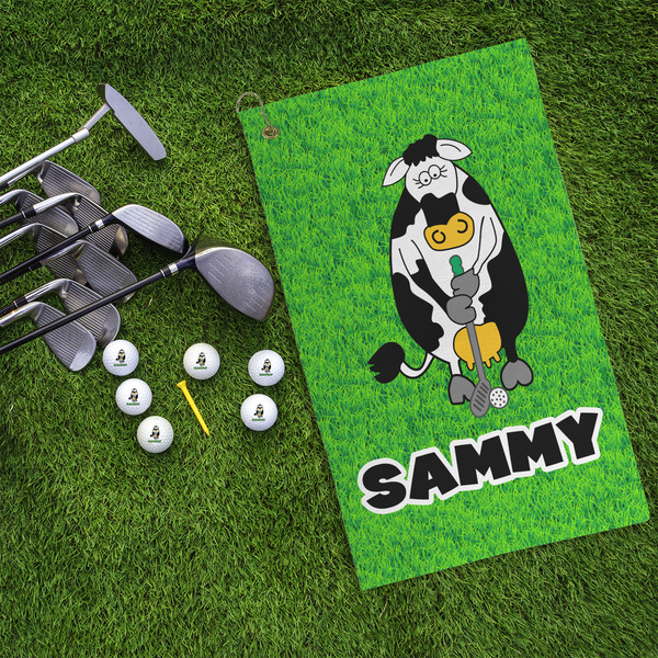 Cow Golfer Microfiber Golf Towels - LIFESTYLE