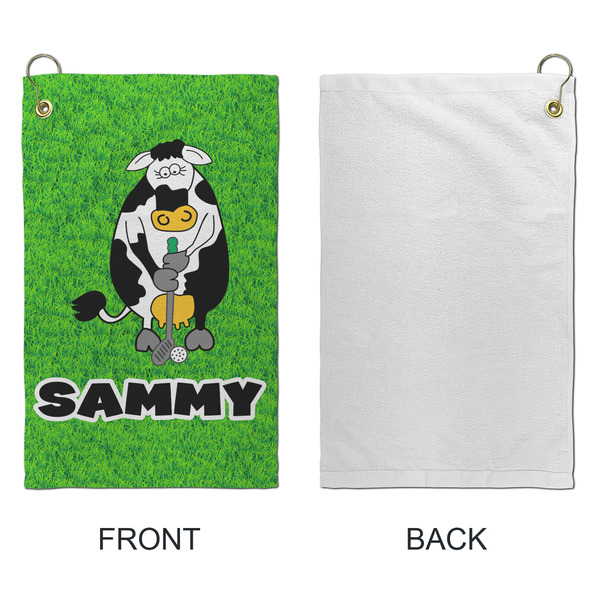 Cow Golfer Microfiber Golf Towels - Small - APPROVAL