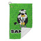 Cow Golfer Microfiber Golf Towels Small - FRONT FOLDED