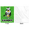 Cow Golfer Minky Blanket - 50"x60" - Single Sided - Front & Back
