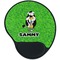 Cow Golfer Mouse Pad with Wrist Support - Main