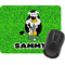 Cow Golfer Rectangular Mouse Pad