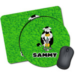Cow Golfer Mouse Pad (Personalized)