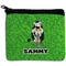 Cow Golfer Neoprene Coin Purse - Front
