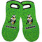Cow Golfer Neoprene Oven Mitts - Set of 2 w/ Name or Text