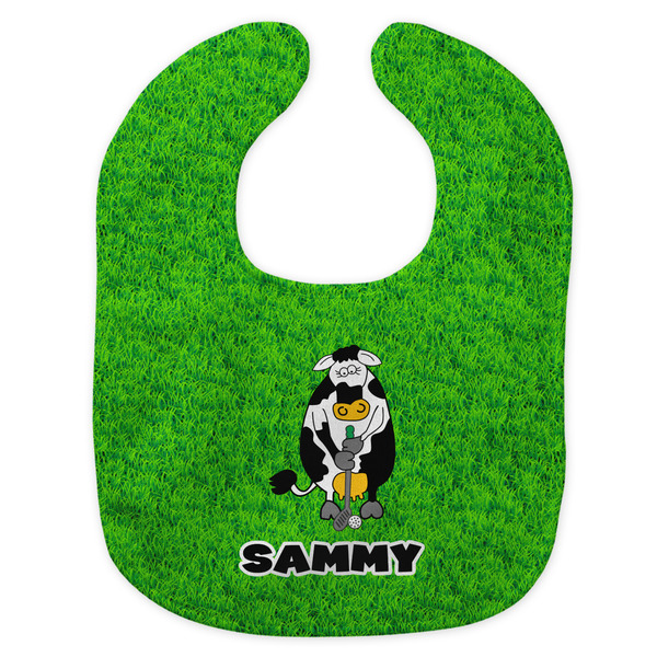 Cow Golfer New Bib Flat Approval