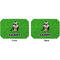 Cow Golfer Octagon Placemat - Double Print Front and Back