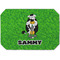 Cow Golfer Octagon Placemat - Single front