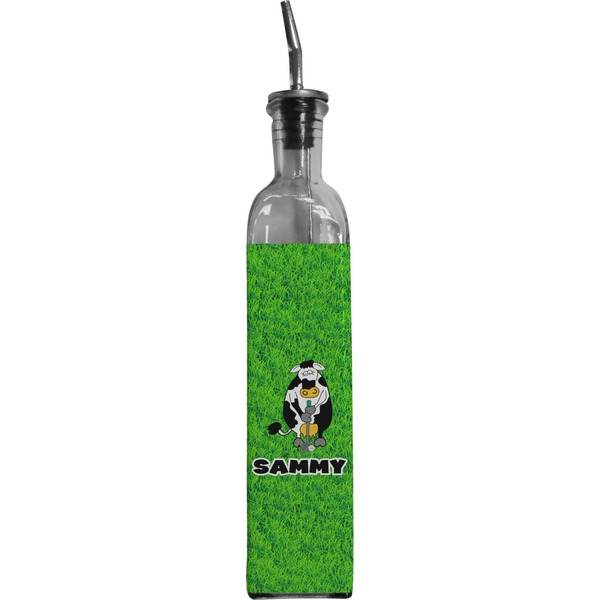 Custom Cow Golfer Oil Dispenser Bottle (Personalized)