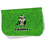 Cow Golfer Burp Cloth - Fleece w/ Name or Text