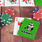 Cow Golfer On Table with Poker Chips